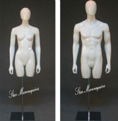 Half Body Mannequins Couple