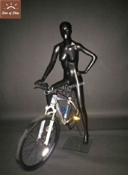 Female Bicycle Mannequin