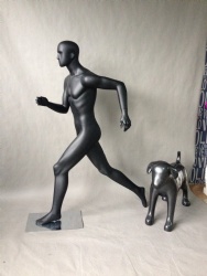 Running Male Mannequin with Head