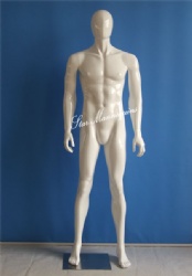Full Body Male Mannequin CMM-022W (High Glossy White)