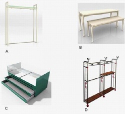 Display Tables, Display Shelves