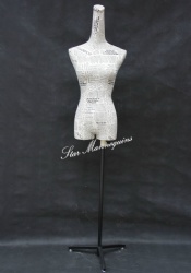 Female Dress Form with Paper Cover