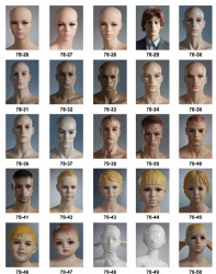 Realistic Mannequins Heads Series